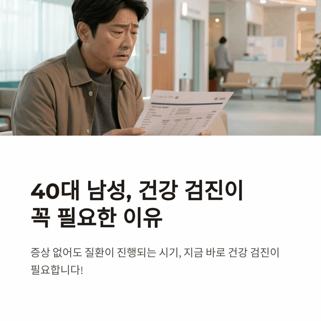 40대 남성 건강검진