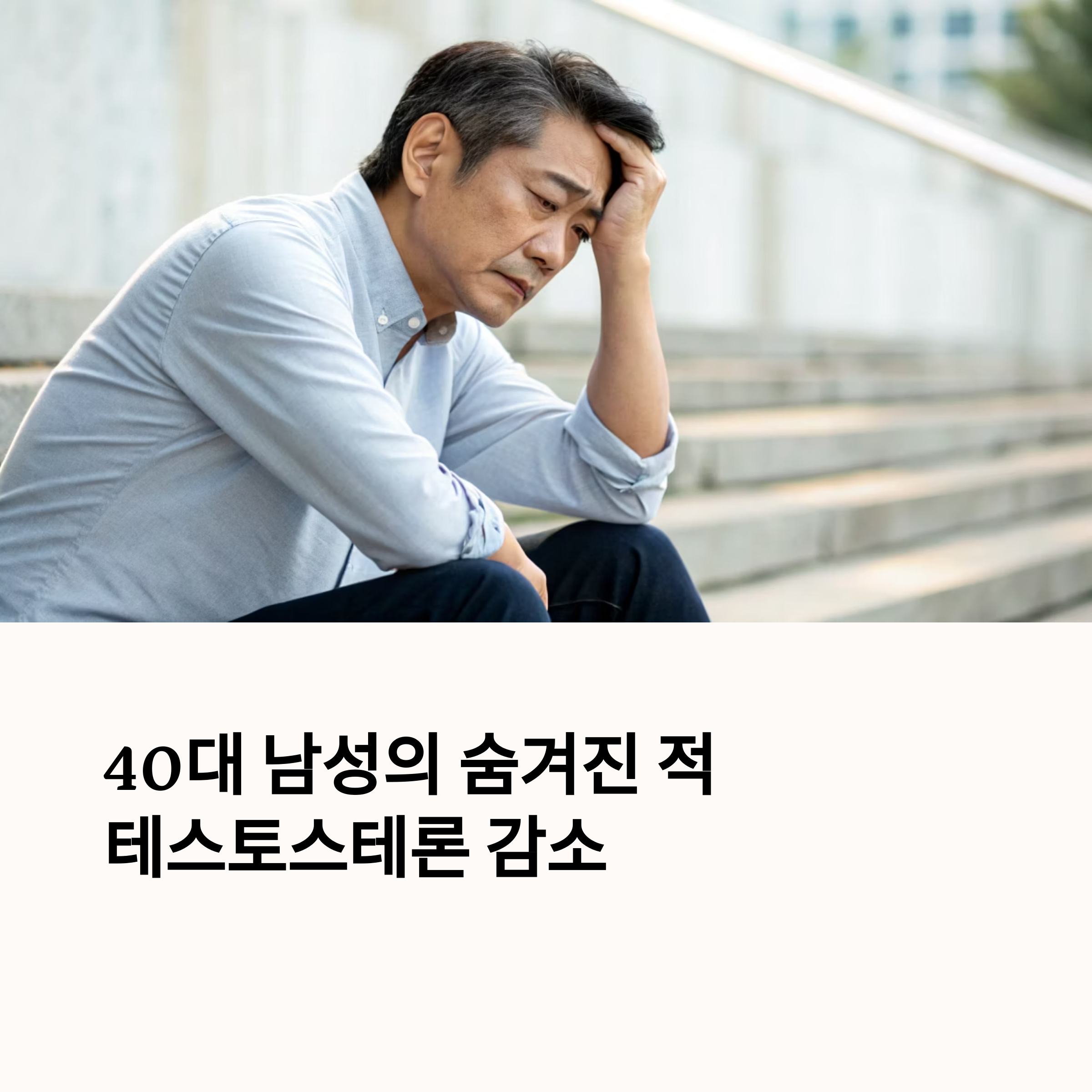 40대 남성 호르몬 관리