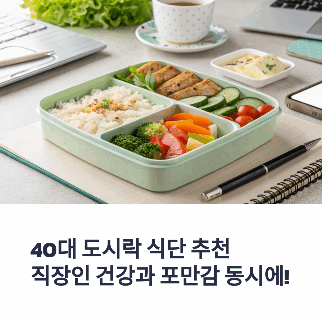 40대 도시락 식단 — 도시락으로 건강한 점심 완성하기!