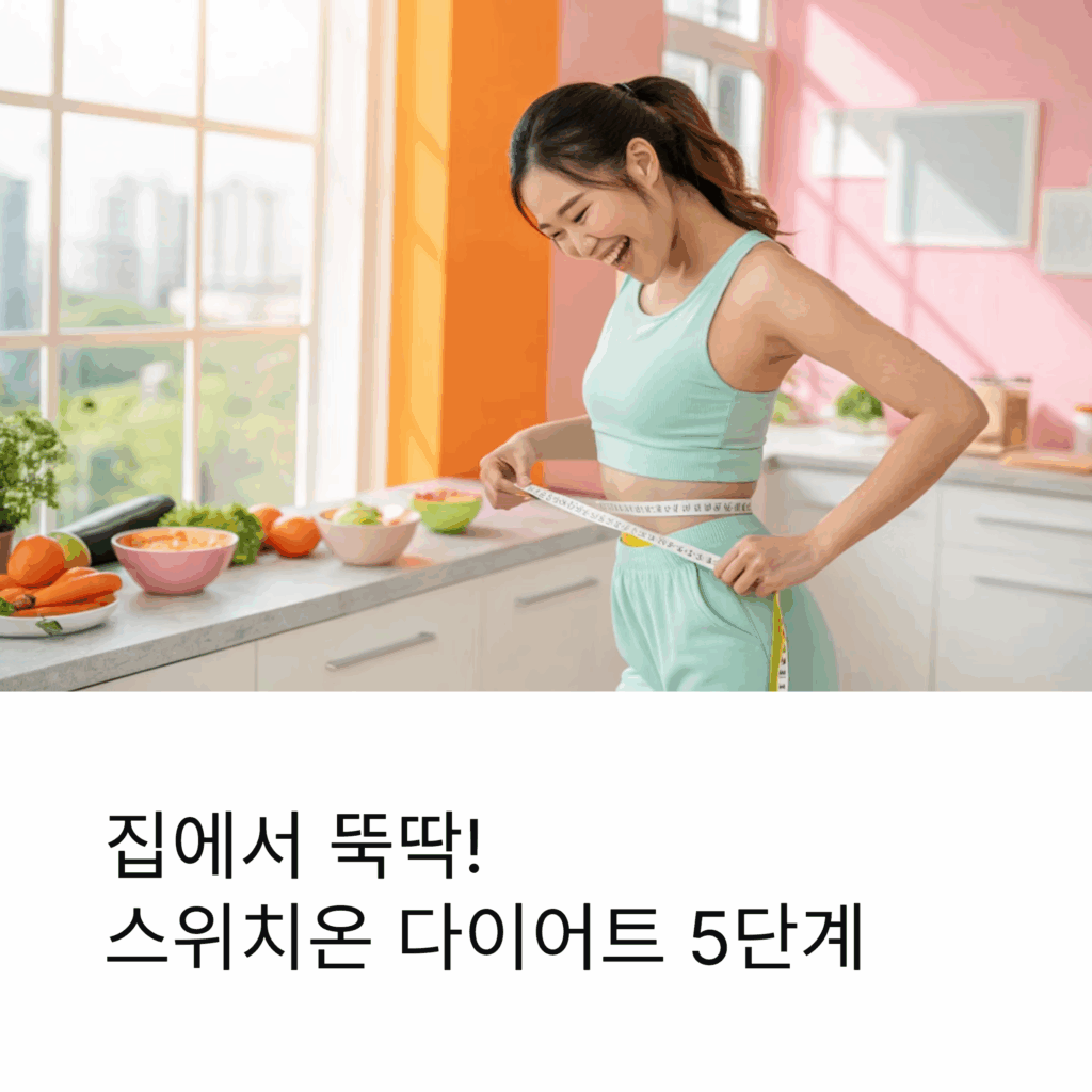 집에서 뚝딱! 스위치온 다이어트 5단계 실천