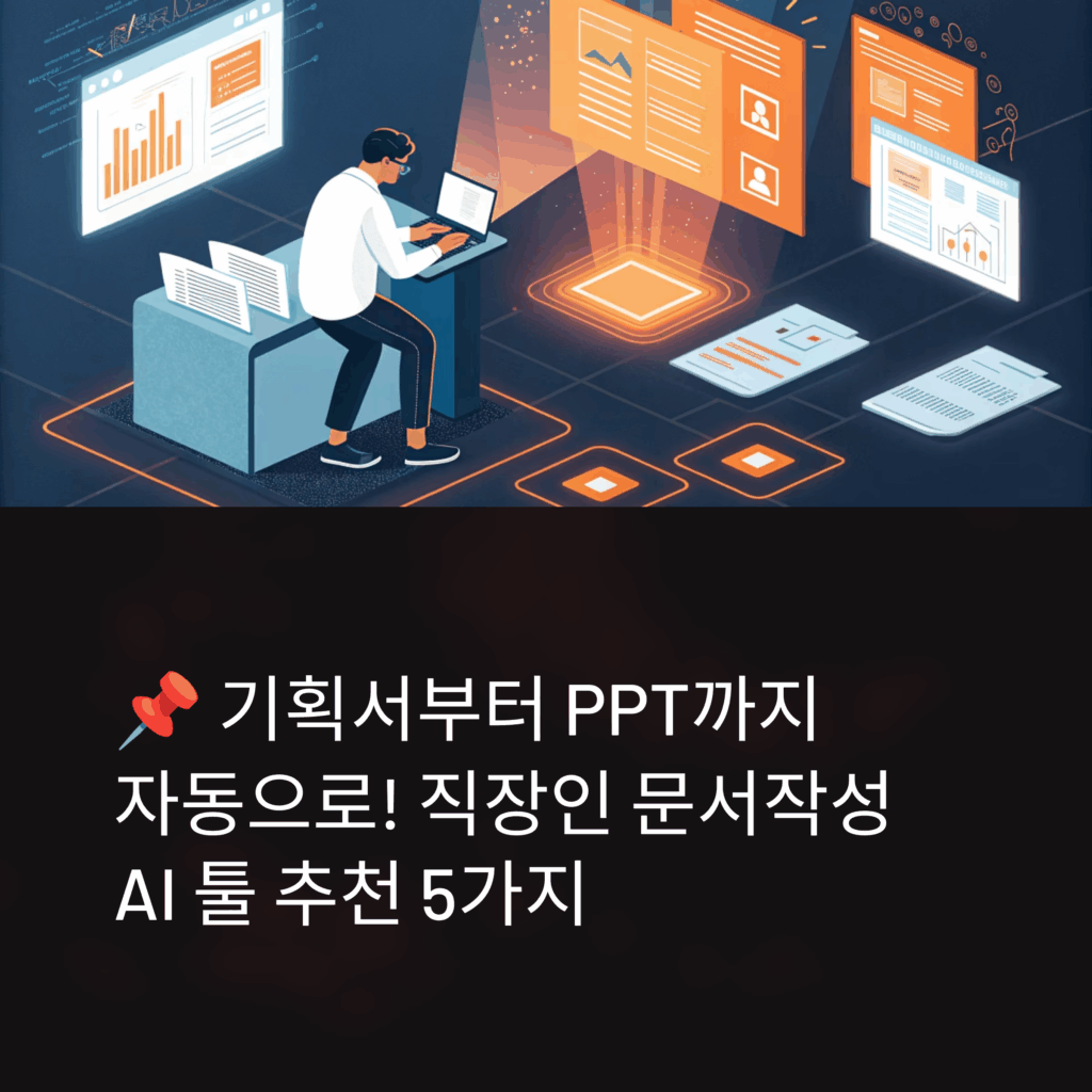 기획서부터 PPT까지 자동으로! 직장인 문서작성 AI 툴 추천 5가지
